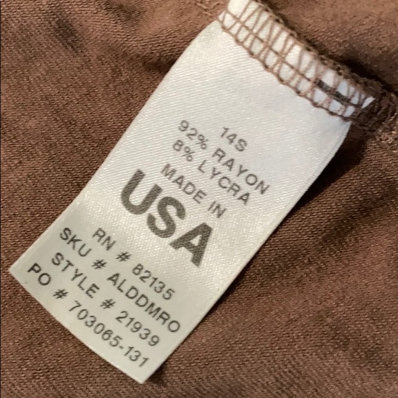 Fresh Produce Brown Maxi Dress with Keyhole Back - Picture 6 of 7